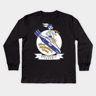 USAAF - Bombardier School - San Angelo TX wo Txt Kids Long Sleeve T-Shirt